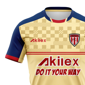 Tenues <span class=keywords><strong>de</strong></span> sport Akilex <span class=keywords><strong>2023</strong></span>, 100% polyester <span class=keywords><strong>de</strong></span> haute qualité, vêtements <span class=keywords><strong>de</strong></span> football professionnels, design personnalisé par sublimation, t-shirts <span class=keywords><strong>de</strong></span> football pour hommes - Product Image 2