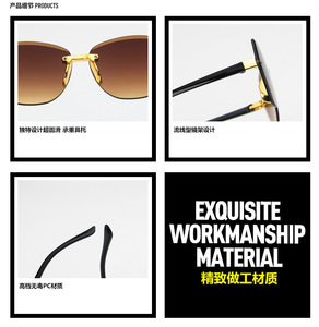 <span class=keywords><strong>Occhiali</strong></span> <span class=keywords><strong>da</strong></span> <span class=keywords><strong>sole</strong></span> per <span class=keywords><strong>bambini</strong></span> poligonali senza montatura UV400 2020 Nuova moda colorata per ragazzi e ragazze - Product Image 6