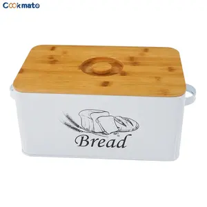 Rux — boîte à pain en forme de cube, base domestique, rangement pour le comptoir de la cuisine, stockage de pain, rouleaux de dîner, pâtisseries et boulangers