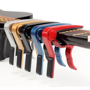 Capo gitar akustik tipe cakar warna-warni untuk Aksesori Gitar akustik elektrik buatan Tiongkok