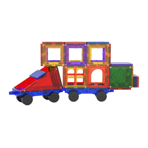 104 pezzi JUMBO cina giocattoli per bambini piastrelle <span class=keywords><strong>magna</strong></span> giocattoli blocchi magnetici da costruzione set - Product Image 1