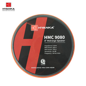 Haut-parleur de voiture OEM HMC 9080 8 pouces, 350W RMS, 4 ohms, en aluminium, pour portières de voiture, système audio de voiture, haut-parleur de milieu de gamme, ferrite, <span class=keywords><strong>94</strong></span> dB - Product Image 3