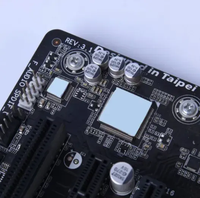 Résistant à la chaleur 0.3mm ~ 16mm Silicone conducteur thermique pour GPU CPU