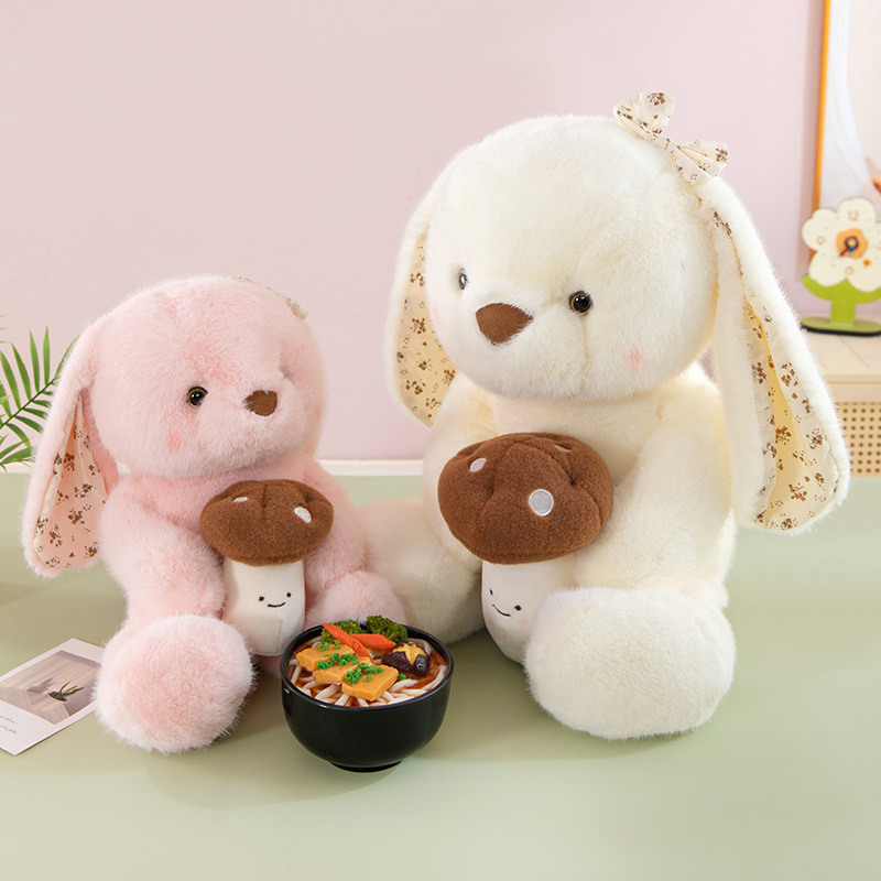 New Cute Mushroom Bunny Plush Toy