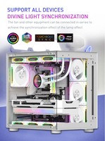 Ventilador de PC Gamer-X Prism ARGB de 120 mm con Rodamiento Fluido, Interfaz de 4 Pines, 12 V, Disipador de Calor para Juegos de Computadora, CPU, Aire, 64.8 CFM, 50000