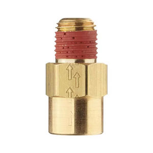 Vanne à <span class=keywords><strong>clapet</strong></span> à bille en laiton NPT <span class=keywords><strong>1</strong></span>/<span class=keywords><strong>4</strong></span> pouce - Filetage femelle x mâle, étanchéité à bulles et prévention fiable du reflux pour les systèmes industriels - Product Image 1