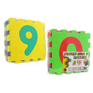 Tapis de jeu avec chiffres, 10 pièces, pour enfants, jouet éducatif d'apprentissage - Product Image 1