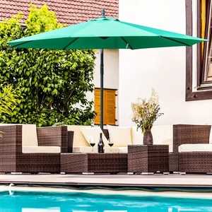 <span class=keywords><strong>Parasol</strong></span> lumineux à 32 <span class=keywords><strong>LED</strong></span> avec système d'inclinaison à manivelle, protection solaire UV, <span class=keywords><strong>parasol</strong></span> de terrasse solaire <span class=keywords><strong>pour</strong></span> véranda, jardin, piscine, hôtel - Product Image 4