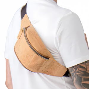 Bolso pecho <span class=keywords><strong>de</strong></span> <span class=keywords><strong>corcho</strong></span> impermeable para running y deportes: bolso cruzado ajustable, bolso cintura, unisex - Product Image 4