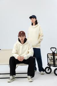 Sudaderas con <span class=keywords><strong>Capucha</strong></span> Unisex al por Mayor, Sudaderas de Forro Polar <span class=keywords><strong>sin</strong></span> Cordones, Diseño Moderno de Gran Tamaño, 350 Gsm - Product Image 6