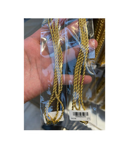 Xuping-Cadena de eslabones de estilo hip hop para mujer, collar de cadena, Gargantilla, color dorado, 24K, universal, neutral, A00896126 - Product Image 1