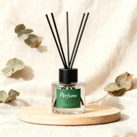 Faible MOQ, logo personnalisé, vente en gros, flacons de diffuseur de parfum vides, aromathérapie, 50 ml, 100 ml, 150 ml, 200 ml, flacons rechargeables avec emballage