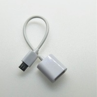 Cable de Datos OTG Portátil USB 2.0, Adaptador de Cable OTG de 16.5 cm, Adaptador de Cable USB 2.0 Tipo C para Macbook, Adaptador USB a Tipo C