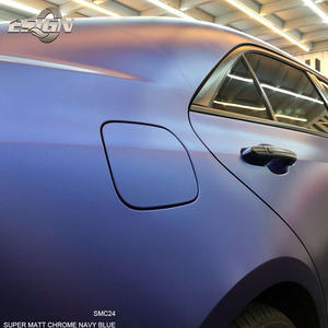 ICE Film Matt Navy Blue DIY Car Wrap Vinyle PVC Étanche DIY Decal pour la Décoration de Meubles Usages Multiples Petites Tailles - Product Image 6