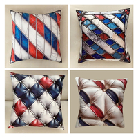 Ensemble de coussin de taie d'oreiller en polyester 100% pliable personnalisé literie de style européen taie d'oreiller coussin de canapé