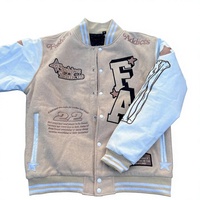 Blouson de baseball ample pour homme, style universitaire, nouvelle collection Printemps/Automne 2025 - Style streetwear, design patchwork color-block, léger et tendance