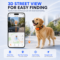Collar GPS GSM 2G Global, Resistente al Agua IP67, Ubicación en Tiempo Real, Llamada de Voz Remota, Vista de Calle en 3D, Localizador Antipérdida, Recordatorio de Alimentación