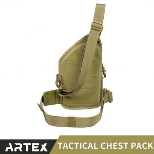 Tactical Concealed Gunn <b>Holster</b> Messenger Chest Pack Single <b>Shoulder</b> EDC Molle Crossbody Sling Bag - Product Image 5
