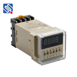 Meishuo DH48S-S neues und originales 220VAC Zeitrelais 3A Timer Relais mehrmaliges digitales Zeitrelais mit Sockel