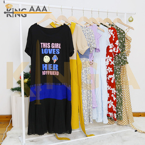 Preloved Ropa usada Vestidos de seda Ropa de moda elegante para mujer a granel Vestido de segunda mano <span class=keywords><strong>Lobito</strong></span> - Product Image 4