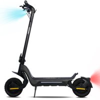 HEZZO 800w 48v 800w*2 F5 elektrikli e-Scooter elektrikli katlanabilir çift motorlu yetişkin elektrikli scooter uygulama kontrollü