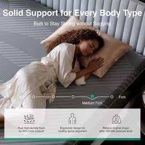 Factory Custom Size Hypo-allergenic Medium <strong>Firm</strong> Memory Foam <strong>Mattress</strong> <strong>Single</strong> for Kids Nursery, Kids Bedroom OEM - Product Image 3