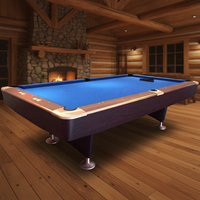 Table de billard de tournoi pliable de 9 pieds de qualité supérieure avec système de retour automatique des billes et pieds en bois massif, sortie d'usine en Chine