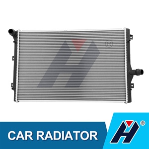 หม้อน้ำอลูมิเนียม <span class=keywords><strong>Heyuan</strong></span> สำหรับ Volkswagen/Audi Lamando 1.8T 2015- OE 5Q0121251EP/5QD121251S 30% ประสิทธิภาพการระบายความร้อนที่สูงขึ้น1ปี - Product Image 5