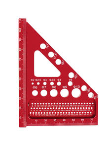 Neue Tragbare Messwerkzeuge 45/90 Grad Holzbearbeitungswerkzeuge Linienlineal 3D Multi-Winkel Messlineal - Product Image 6