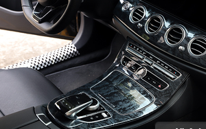 Pour Benz <span class=keywords><strong>classe</strong></span> E W213 <span class=keywords><strong>E220d</strong></span> 16-18 accessoires de décoration automatique 18 pièces en Fiber de carbone humeur Grain autocollant intérieur de voiture - Product Image 6