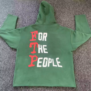 Sweats à capuche MSC avec impression hip-hop personnalisée, sweats à capuche respirants pour l'automne, fabrication de sweats à capuche 100% coton pour hommes - Product Image 4