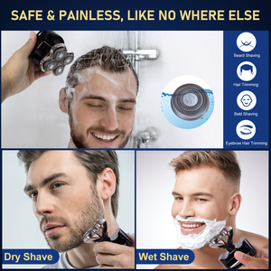 Hi-q Bald Man Razor <span class=keywords><strong>Shaver</strong></span> Heads Cuchillas de repuesto para <span class=keywords><strong>Skull</strong></span> <span class=keywords><strong>Shaver</strong></span> Pitbull Forte PRO Series <span class=keywords><strong>Skull</strong></span> <span class=keywords><strong>Shaver</strong></span> Pro Palm 4 unids/pack - Product Image 5