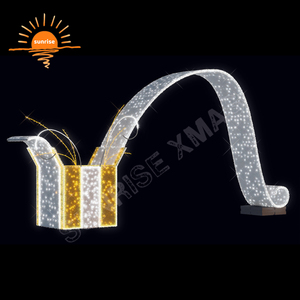 Decorazioni per il nuovo anno natale con motivo a stella luci commerciali enormi luci all'aperto illuminate per albero <span class=keywords><strong>di</strong></span> natale grandi decorazioni natalizie - Product Image 5