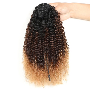 Capelli brasiliani naturali non trattati parrucca corpo onda piena <span class=keywords><strong>coda</strong></span> <span class=keywords><strong>di</strong></span> <span class=keywords><strong>cavallo</strong></span> <span class=keywords><strong>di</strong></span> estensione <span class=keywords><strong>con</strong></span> artiglio onda <span class=keywords><strong>di</strong></span> acqua stile - Product Image 6