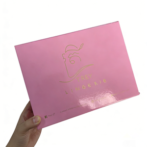 Luxury Custom <strong>Pink</strong> Rigid Cardboard Paper <strong>Gift</strong> Box for Clothing,<strong>gift</strong>, Comestic - Product Image 4
