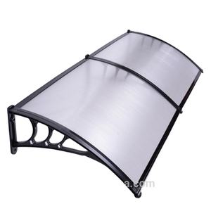 Auvents en aluminium transparents pour pièces de PC DIY, protection contre la pluie, porte, 4x4 - Product Image 1