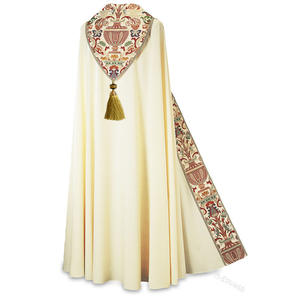 Châle de prière médiéval vintage pour <span class=keywords><strong>homme</strong></span>, cape de prêtre, chevalier, moine, châle de prière, costume de rôle de prêtre pour Halloween, carnaval, fête - Product Image 5