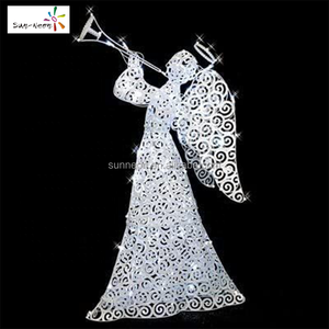 Décorations lumineuses de Noël pour l'extérieur, lumières LED d'ange pour l'extérieur - Product Image 6