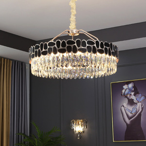 Insieme <span class=keywords><strong>design</strong></span> decorativo soggiorno oro Hotel Led lusso soffitto <span class=keywords><strong>lampadari</strong></span> di cristallo di lusso e luci a sospensione - Product Image 1