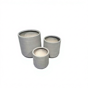 Macetas Grandes de Fibra de Arcilla Ecológicas de Lujo Personalizadas, Decoración Contemporánea para Interiores/Exteriores, Exhibición, Hogar, Resistentes al Agua - Product Image 1