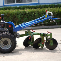 Traktor Tangan Berkualitas Tinggi dengan Bajak Cakram 2 Disc, Traktor Mini dengan Bajak Cakram untuk Dijual