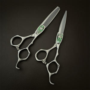 Ciseaux professionnels pour cheveux fins de 6 pouces, lame tranchante en acier inoxydable, manche long, pour droitiers, pour une coupe de précision et - Product Image 4