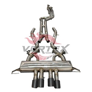 ท่อไอเสีย Vortex Valvetronic Performance สำหรับ BMW M3 G80 M4 G82 G83 S58 3.0T ระบบ Catback ไหลเวียนสูง พร้อมปลายท่อคาร์บอนไฟเบอร์ - Product Image 1
