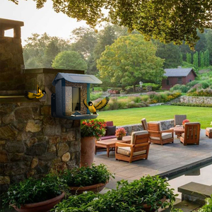 Mangeoire à oiseaux intelligente extérieure à énergie solaire avec caméra et reconnaissance IA - Product Image 5