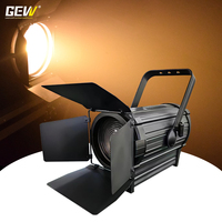 Foco Fresnel DMX512 de 300W 400W con Zoom Eléctrico Manual, Luz LED COB para Escenario, Teatro, Estudio, Sala de Reuniones