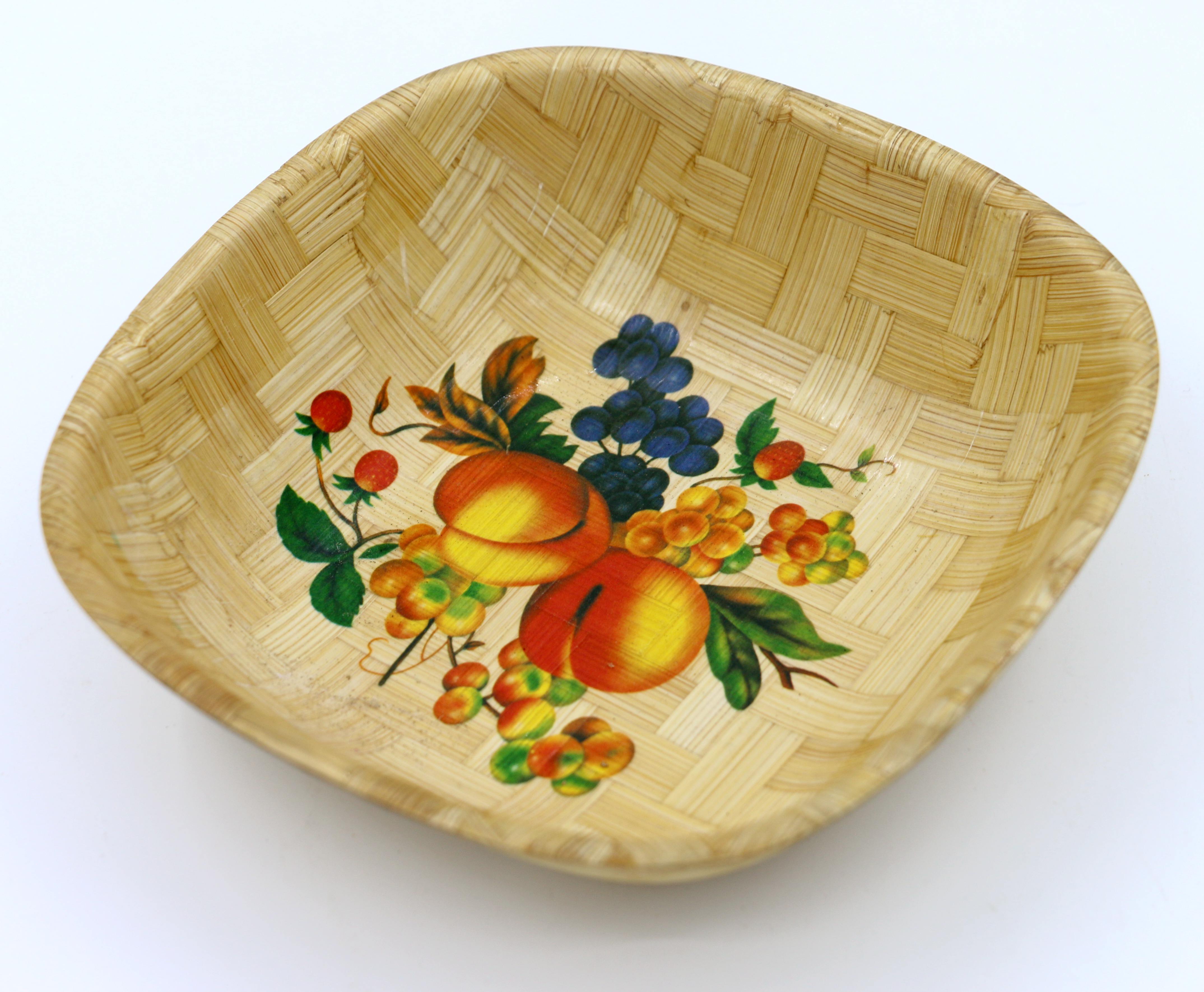Square bowl flower