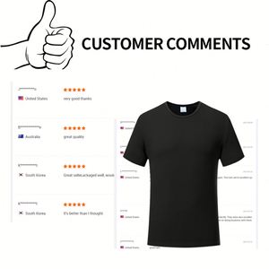 เสื้อยืดคอกลมแขนสั้นผ้าซาตินสีดำ 100% โพลีเอสเตอร์ ไซส์ US สำหรับผู้ชาย พิมพ์โลโก้แบบรีดร้อน แห้งเร็ว ระบายอากาศได้ดี - Product Image 3