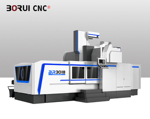 Machine de fraisage CNC extra large et robuste BR3018 avec broche à boîte de vitesses haute puissance pour boîtier de roulement de turbine éolienne - Product Image 3