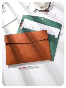 Portafolio de Piel Sintética PU con Logotipo Personalizado al por Mayor de Fábrica, Carpeta de Archivos A4, Bolsa para Documentos de Negocios - Product Image 4