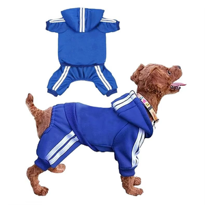 Fabricante al por mayor clásico invierno cachorro Sudadera con capucha cuatro patas mascota perro ropa para perro gato - Product Image 2